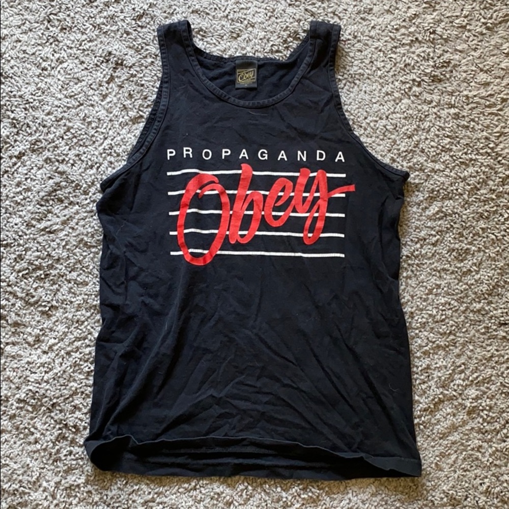 Men’s obey tank top